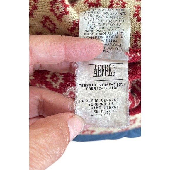 Moschino Couture‎ Women’s Collared Sweater Longsleeve Size 8 Wool Button V Neck - Picture 9 of 10